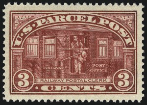 Sale 1017, Lot 1003, Parcel Post thru Special Handling (Q, JQ, QE)