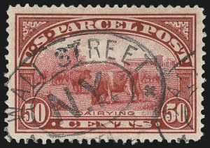 Sale 1017, Lot 1007, Parcel Post thru Special Handling (Q, JQ, QE)