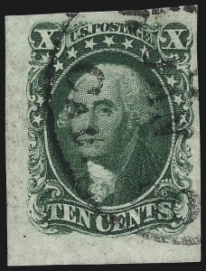 Sale 1017, Lot 103, 5c-12c 1851-56 Issue (Scott 12-17)