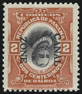 Sale 1017, Lot 1030, United States Possessions, Canal Zone