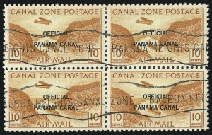 Sale 1017, Lot 1042, United States Possessions, Canal Zone