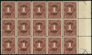 Sale 1017, Lot 1046, United States Possessions, Canal Zone