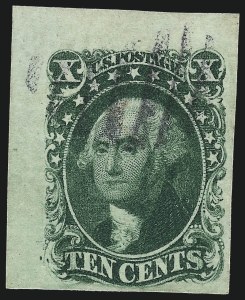 Sale 1017, Lot 107, 5c-12c 1851-56 Issue (Scott 12-17)