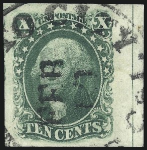 Sale 1017, Lot 110, 5c-12c 1851-56 Issue (Scott 12-17)