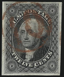 Sale 1017, Lot 117, 5c-12c 1851-56 Issue (Scott 12-17)
