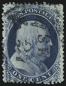 Sale 1017, Lot 122, 1c, 5c-24c 1857-60 Issue (Scott 20-37)