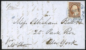 Sale 1017, Lot 165, 3c 1851-56, Orange Brown, Imprint & Corner Margin Copies (Scott 10-10A)