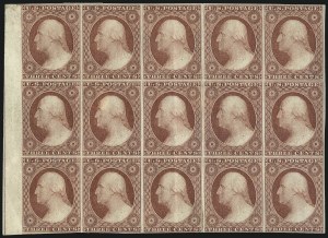 Sale 1017, Lot 231, 3c 1851-56, Brownish Carmine, Unused (Scott 11-11A)
