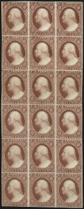 Sale 1017, Lot 232, 3c 1851-56, Brownish Carmine, Unused (Scott 11-11A)