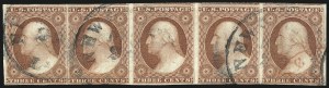 Sale 1017, Lot 262, 3c 1851-56, Brownish Carmine (Scott 11-11A)