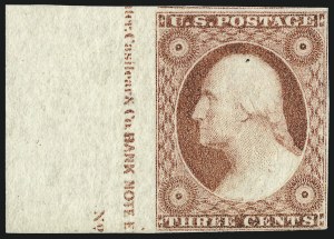 Sale 1017, Lot 266, 3c 1851-56, Dull Red, Imprint Copies (Scott 11-11A)