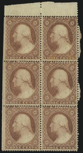 Sale 1017, Lot 497, 3c 1857-60 (Scott 25-26A)