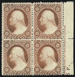 Sale 1017, Lot 498, 3c 1857-60 (Scott 25-26A)