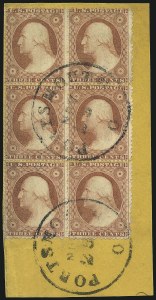 Sale 1017, Lot 508, 3c 1857-60 (Scott 25-26A)