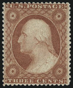 Sale 1017, Lot 511, 3c 1857-60 (Scott 25-26A)