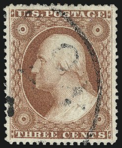 Sale 1017, Lot 512, 3c 1857-60 (Scott 25-26A)