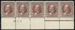Sale 1017, Lot 603, 1890-93 Issue (Scott 219-229)