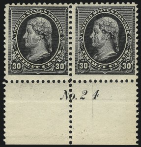 Sale 1017, Lot 608, 1890-93 Issue (Scott 219-229)
