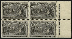 Sale 1017, Lot 623, 1893 Columbian Issue (Scott 230-245)