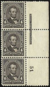 Sale 1017, Lot 648, 1894 Unwatermarked Bureau Issue (Scott 248-263)