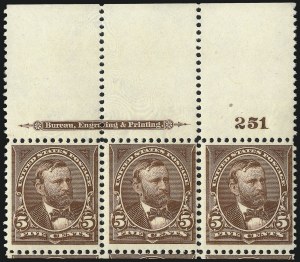 Sale 1017, Lot 650, 1894 Unwatermarked Bureau Issue (Scott 248-263)