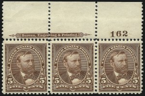 Sale 1017, Lot 651, 1894 Unwatermarked Bureau Issue (Scott 248-263)