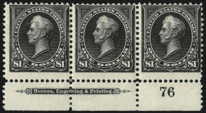 Sale 1017, Lot 663, 1894 Unwatermarked Bureau Issue (Scott 248-263)