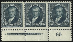 Sale 1017, Lot 666, 1894 Unwatermarked Bureau Issue (Scott 248-263)