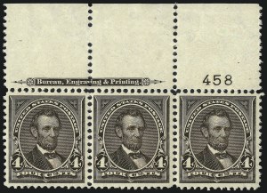 Sale 1017, Lot 672, 1895 Watermarked Bureau Issue (Scott 264-278)