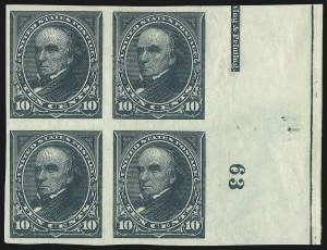 Sale 1017, Lot 681, 1895 Watermarked Bureau Issue (Scott 264-278)