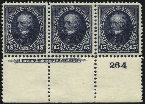 Sale 1017, Lot 683, 1895 Watermarked Bureau Issue (Scott 264-278)