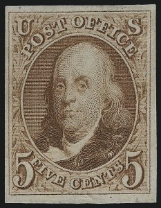 Sale 1017, Lot 69, 1875 Reproduction of 1847 Issue (Scott 3-4)
