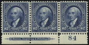 Sale 1017, Lot 692, 1895 Watermarked Bureau Issue (Scott 264-278)