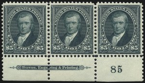 Sale 1017, Lot 696, 1895 Watermarked Bureau Issue (Scott 264-278)