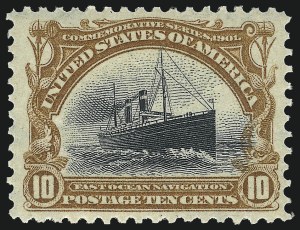 Sale 1017, Lot 744, 1901 Pan-American Issue (Scott 294-299)