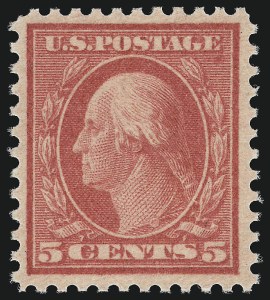 Sale 1017, Lot 840, 1916-21 Issues (Scott 467-550), 5c Rose, Error (505) Sale 1017, Lot 840, 1916-21 Issues (Scott 467-550)