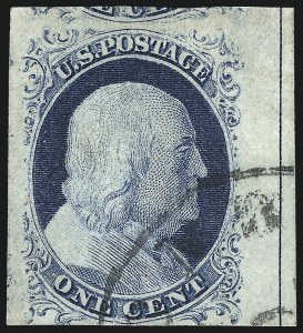 Sale 1017, Lot 87, 1c 1851-56 Issue (Scott 7-9)