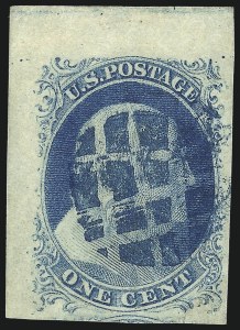 Sale 1017, Lot 89, 1c 1851-56 Issue (Scott 7-9)
