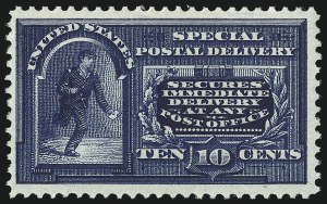 Sale 1017, Lot 907, Special Delivery, Registration (Scott E1-E11, F1)