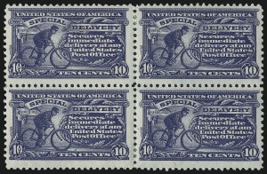 Sale 1017, Lot 915, Special Delivery, Registration (Scott E1-E11, F1)