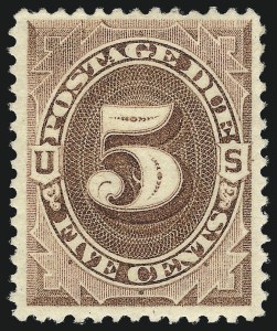 Sale 1017, Lot 918, Postage Due (Scott J2-J63)