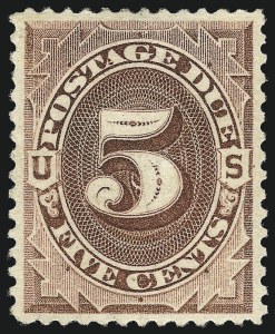 Sale 1017, Lot 921, Postage Due (Scott J2-J63)