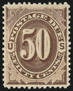 Sale 1017, Lot 922, Postage Due (Scott J2-J63)