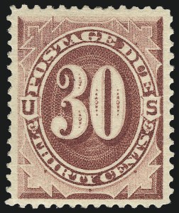 Sale 1017, Lot 925, Postage Due (Scott J2-J63)