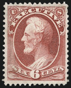 Sale 1017, Lot 958, Officials (Scott O6-O126)