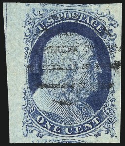 Sale 1017, Lot 97, 1c 1851-56 Issue (Scott 7-9)