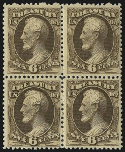 Sale 1017, Lot 982, Officials (Scott O6-O126)