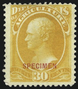 Sale 1017, Lot 984, Official Specimens and Officials Balance (OS)