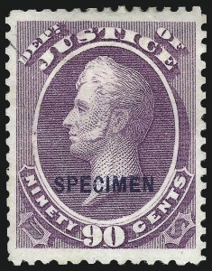 Sale 1017, Lot 986, Official Specimens and Officials Balance (OS)