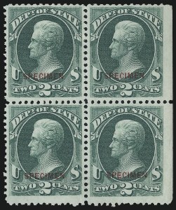 Sale 1017, Lot 992, Official Specimens and Officials Balance (OS)